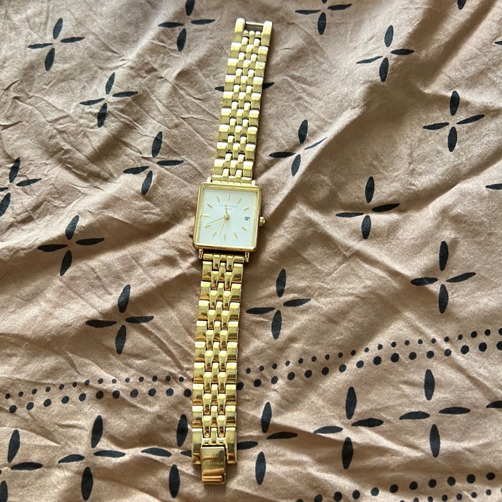 Rosefield the boxy Xs all gold
